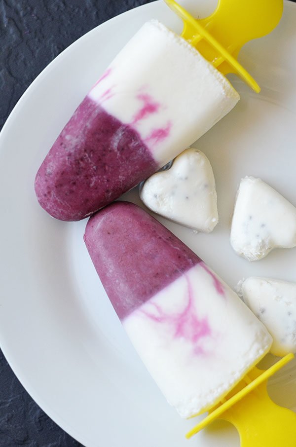 blueberry cheesecake popsicles