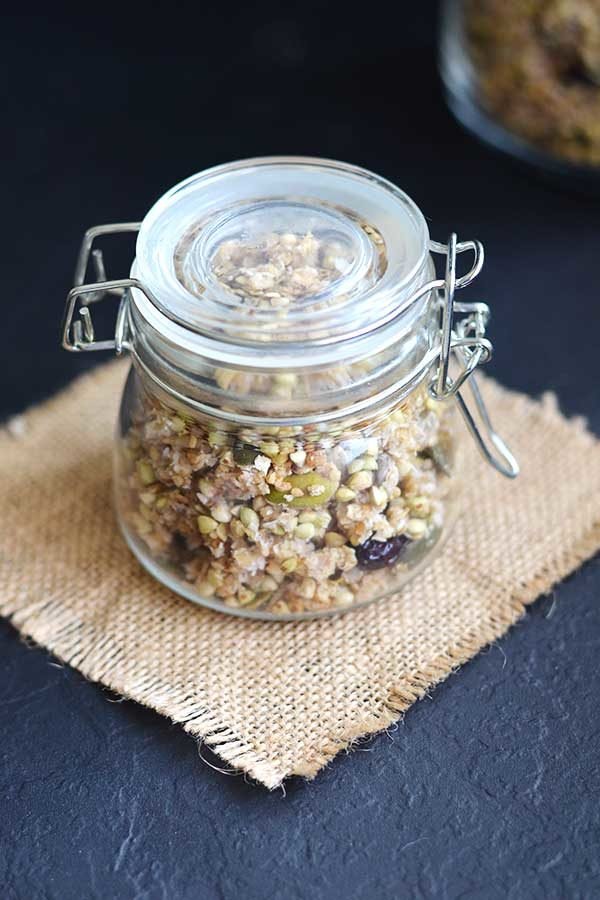 Buckwheat Granola - This buckwheat granola is the perfect on the go gluten free nutrient dense breakfast or snack!!